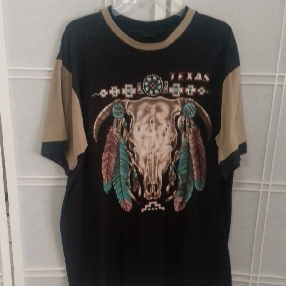 Kids Black and Tan Graphic T-Shirt
